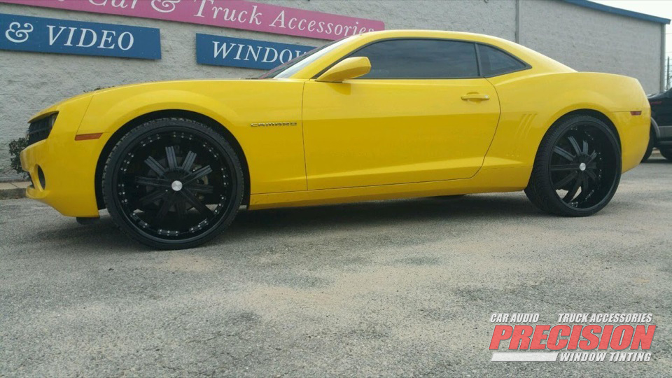 Camaro Gets Exterior Transformation With 24" Rims And Tires