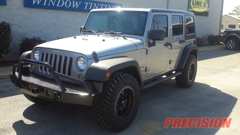 Jeep Wrangler Sport Wheels, Tires and Bumper for Colquitt Client