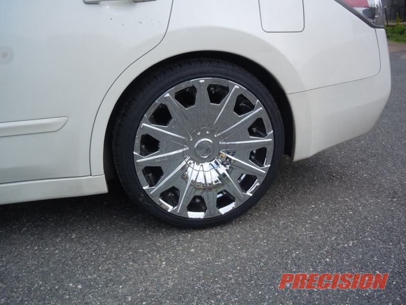 Gretna Client Gets Nissan Altima Wheels and Tires Plus Stereo Upgrade