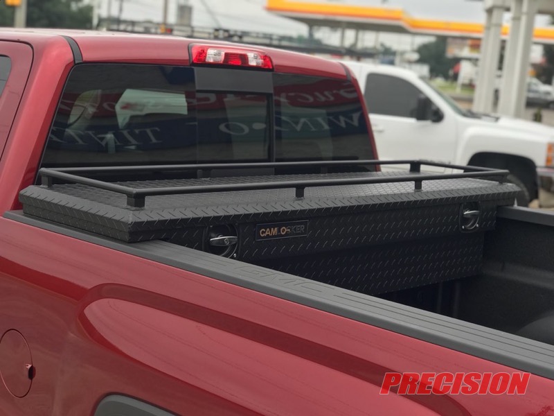 Bainbridge Client Gets 2017 GMC Sierra Gets Tool Box and Grill Guard